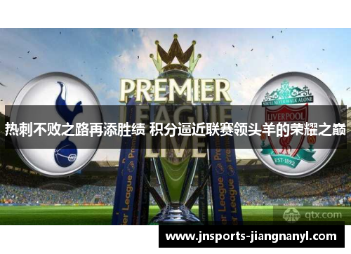 热刺不败之路再添胜绩 积分逼近联赛领头羊的荣耀之巅